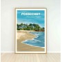 Affiche de Pornichet - Plage de Sainte-Marguerite