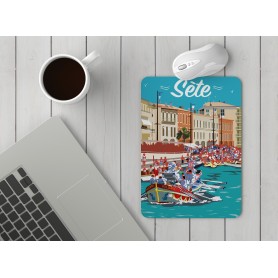 Tapis de souris de Sète - les joutes
