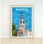 Affiche de Nantes - La Tour LU