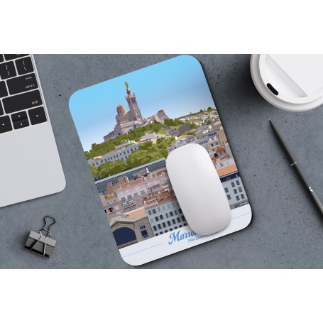 Tapis de souris de Marseille - Notre Dame de la Garde