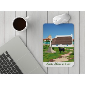 Tapis de souris des Saintes-Maries-de-la-Mer - taureau