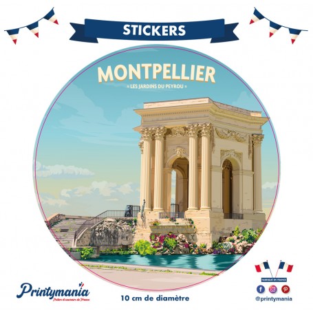 Stickers de Montpellier - Peyrou