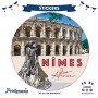 Stickers de la ville de Nîmes