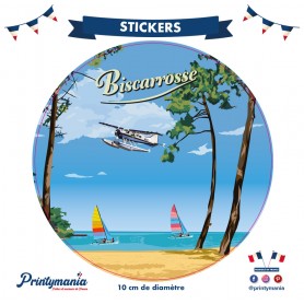 Stickers de Biscarrosse - le lac