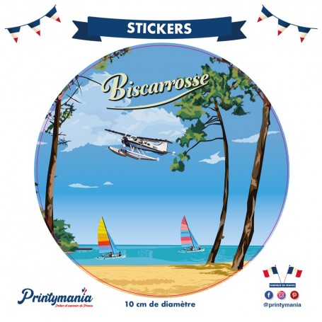 Stickers de Biscarrosse - le lac