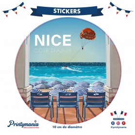 Stickers de la ville de Nice