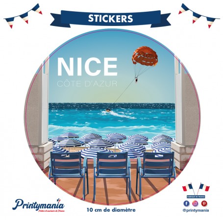Stickers de la ville de Nice