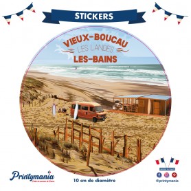 Stickers de Vieux-Boucau-les-Bains