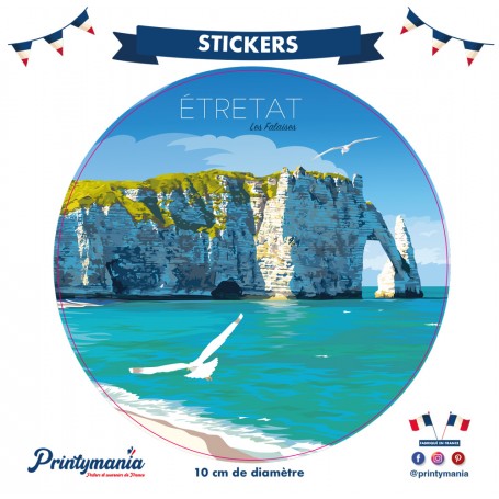 Stickers d'Étretat