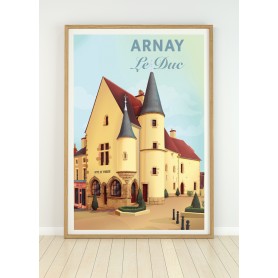 Affiche de la ville d'Arnay-le-Duc