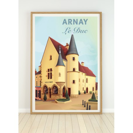 Affiche de la ville d'Arnay-le-Duc