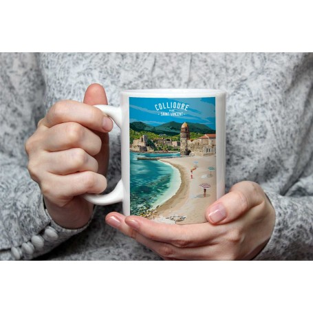 Mug de Collioure - Plage de Saint Vincent
