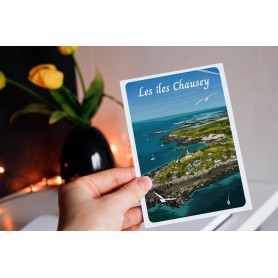 Carte Postale des îles Chausey