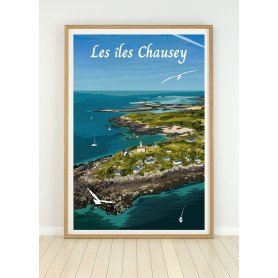 Affiche des îles Chausey