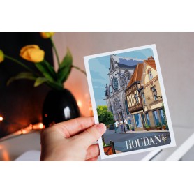 Carte Postale de la ville d'Houdan