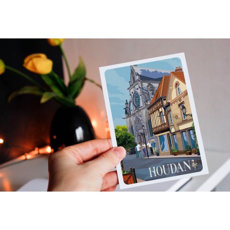 Carte Postale de la ville d'Houdan