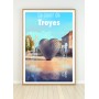 Affiche du coeur de Troyes