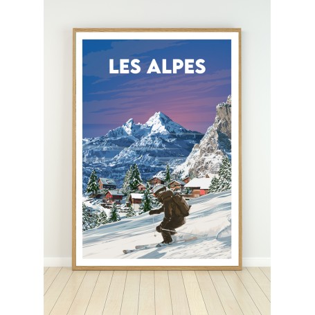 Affiche des Alpes