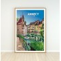 Affiche de la ville d'Annecy