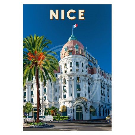 Affiche de Nice - le Negresco