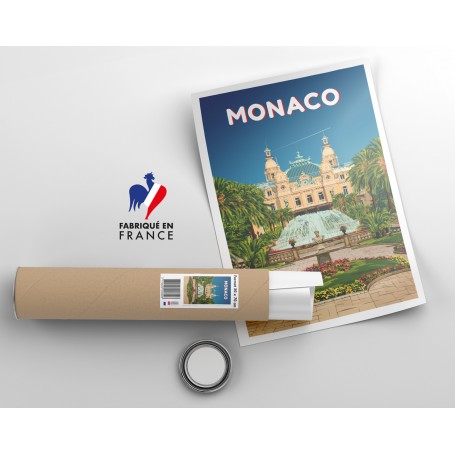 Affiche de la ville de Monaco