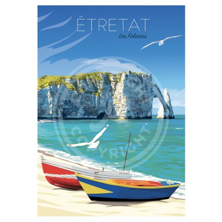 Affiche d'Étretat