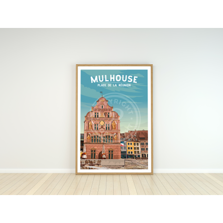 Affiche de la ville de Mulhouse
