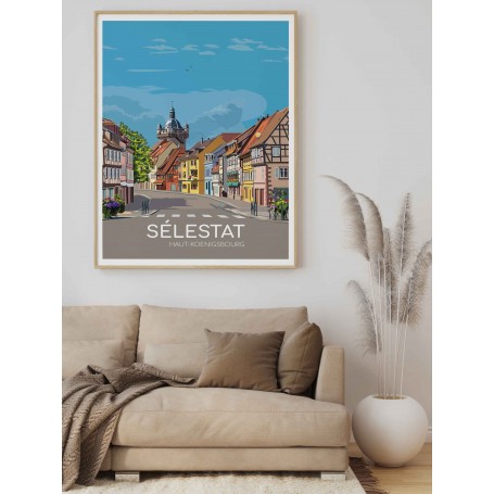 Affiche de la ville de Sélestat