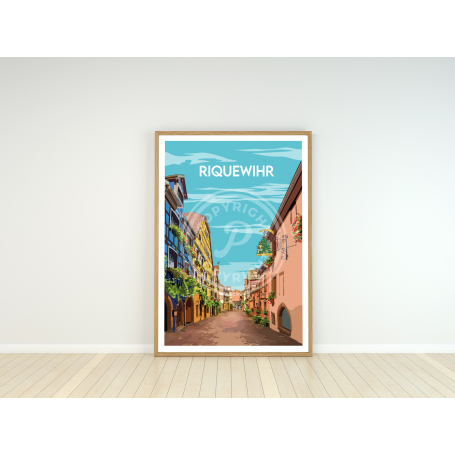 Affiche de la ville de Riquewihr