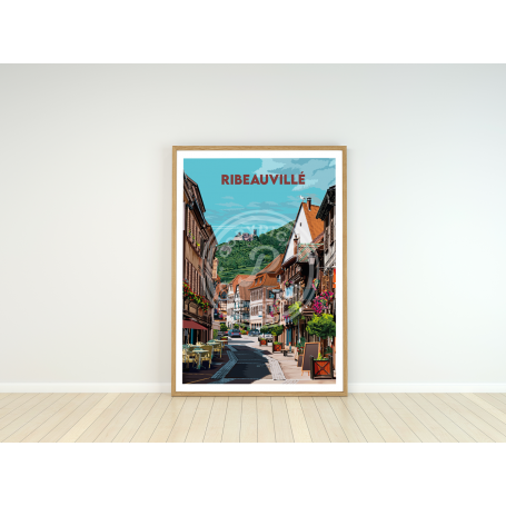 Affiche de la ville de Ribeauvillé