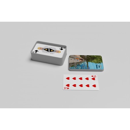 Jeu de cartes d'Aix-les-Bains - L'esplanade du lac