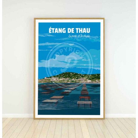 Affiche de l'Étang de Thau