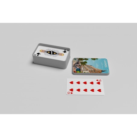 Jeu de cartes de la ville de Cannes - La Croisette