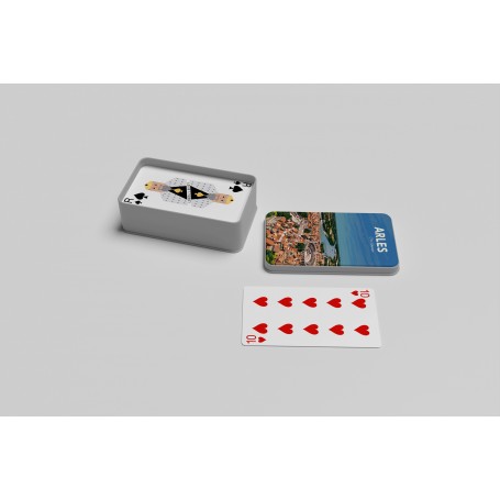 Jeu de cartes de la ville d'Arles - aérienne