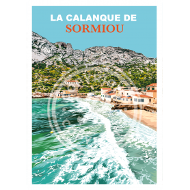 Affiche Calanque de Sormiou