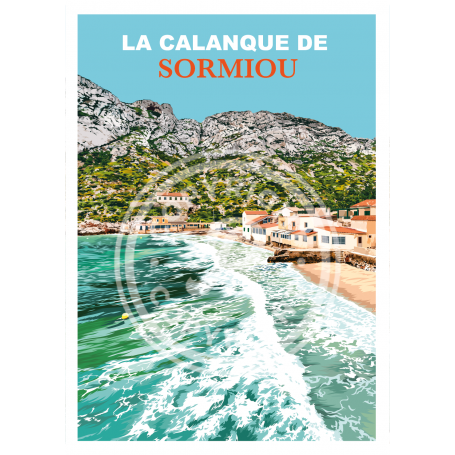 Affiche Calanque de Sormiou
