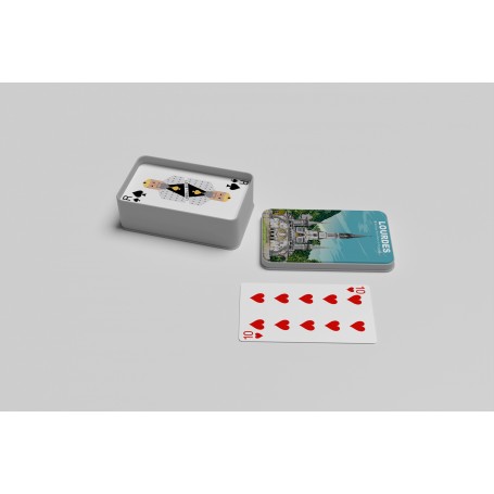 Jeu de cartes de la ville de Lourdes - Basilique Notre-Dame-du-Rosaire