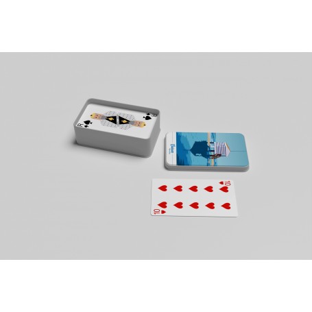 Jeu de cartes de la ville de Gruissan - Plage des Chalets