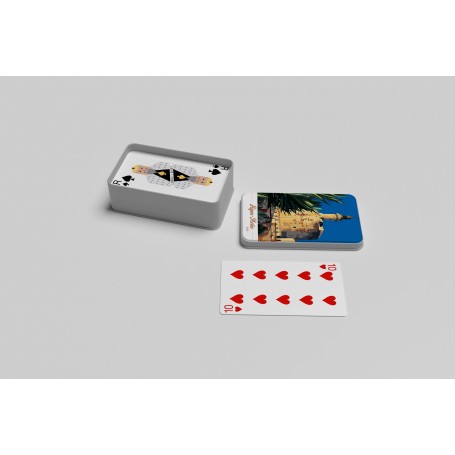 Jeu de cartes de la ville d'Aigues-mortes - la tour