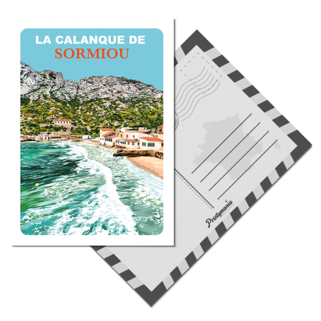 Carte Postale de la Calanque de Sormiou