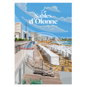 Affiche des sables d'Olonne