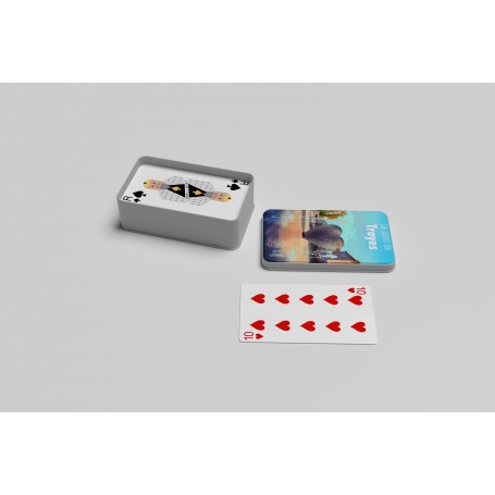 Jeu de cartes du coeur de Troyes