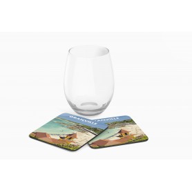Dessous de verre de la ville de Granville
