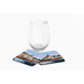 Dessous de verre de la ville d'Honfleur