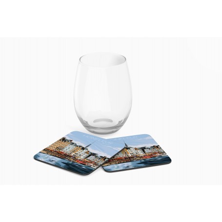 Dessous de verre de la ville d'Honfleur