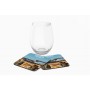 Dessous de verre de la ville de Sète - les Cabanes