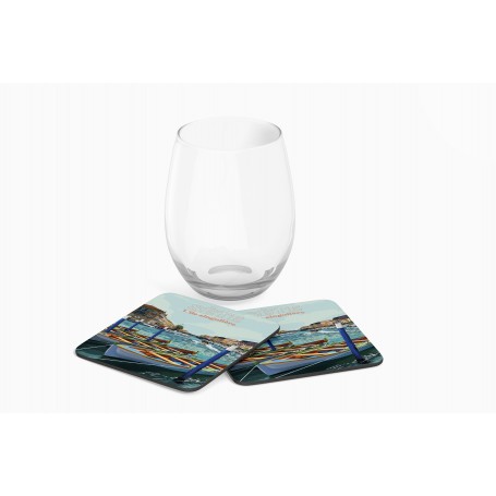 Dessous de verre de la ville de Sète - le Canal