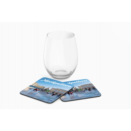 Dessous de verre de la ville de Montpellier