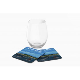 Dessous de verre du bassin de Thau