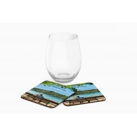 Dessous de verre d'Aix-les-Bains - La Dent du Chat